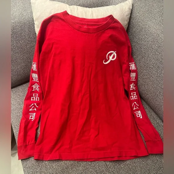 Primitive Skateboarding x Huy Fong Foods, Inc Sriracha Red Long Sleeve Sz XL - Picture 2 of 5